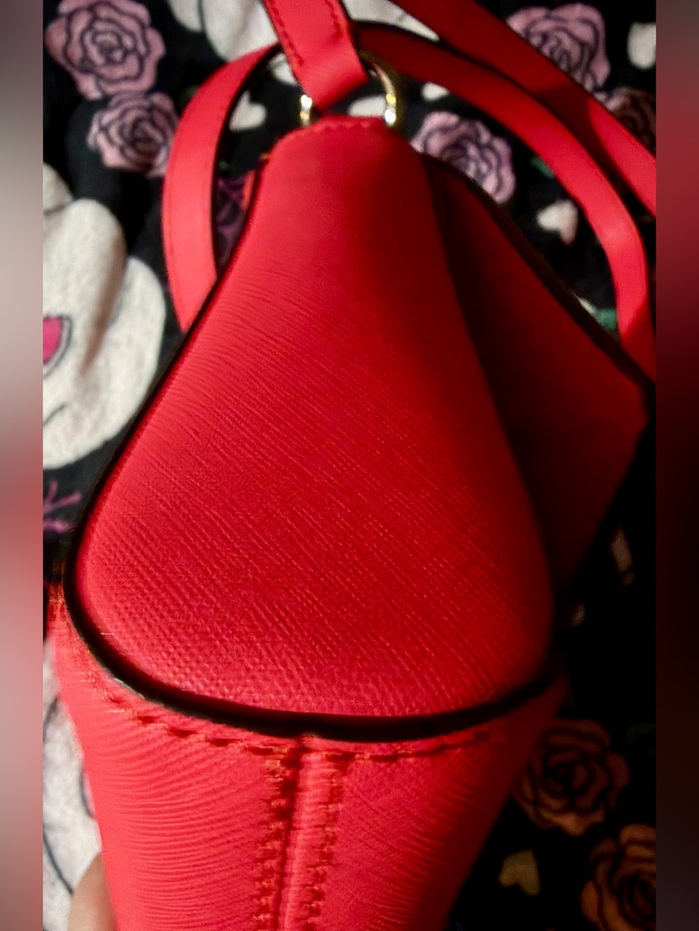 Kate Spade Hot Pink Saffiano Leather Crossbody Bag LIKE NEW - Picture 7 of 16